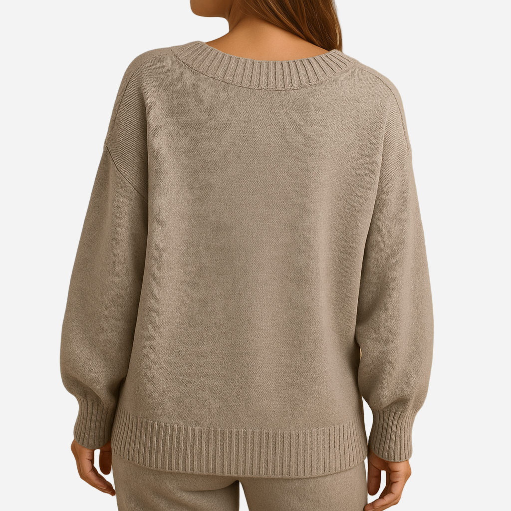 Strickpullover für Damen - V-Ausschnitt & Elegant für den Winter
