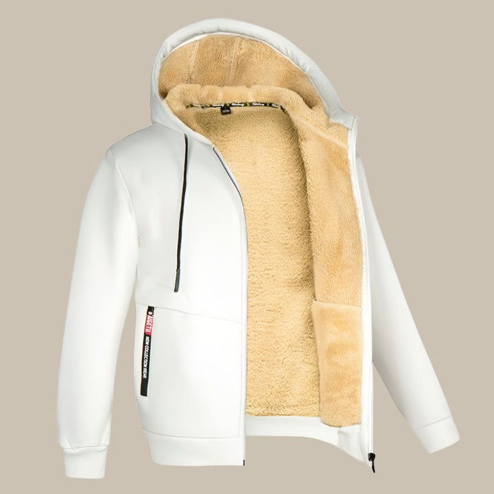 GENTS Sherpa Hoodie | Premium Herrenweste mit Fleecefutter