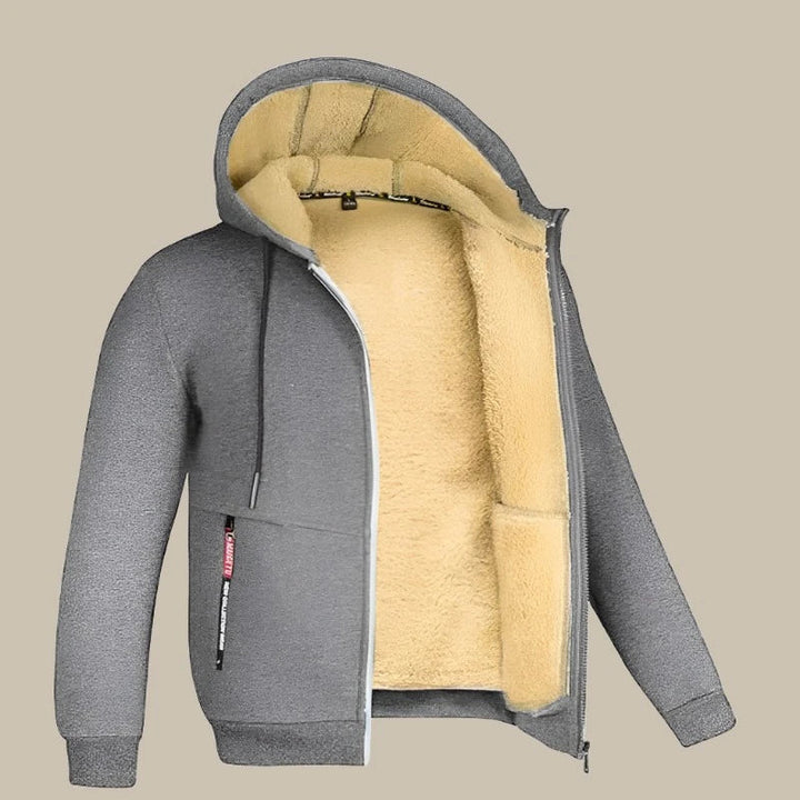 GENTS Sherpa Hoodie | Premium Herrenweste mit Fleecefutter