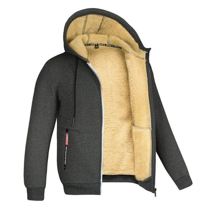 GENTS Sherpa Hoodie | Premium Herrenweste mit Fleecefutter