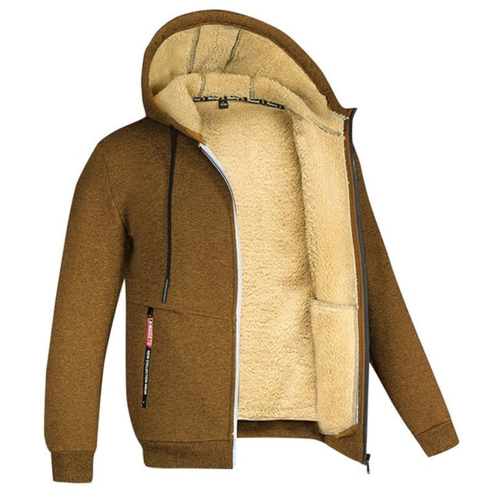 GENTS Sherpa Hoodie | Premium Herrenweste mit Fleecefutter