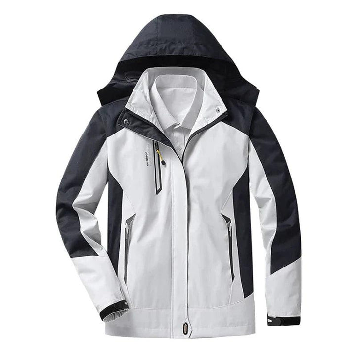Wasserdichte Funktionsjacke für Damen – Atmungsaktive & winddichte Outdoorjacke mit Kapuze