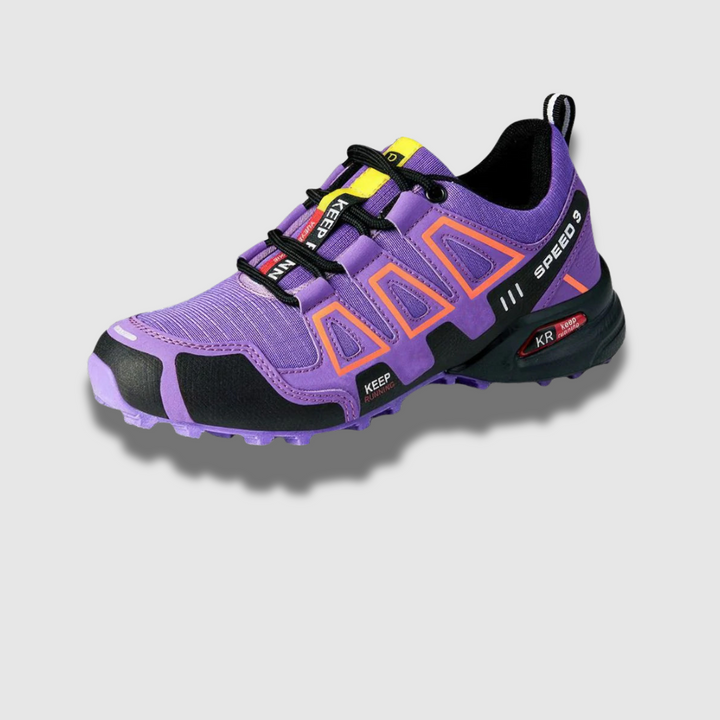 Speed V3 Wanderschuhe - Bequeme Trekkingschuhe mit Ortho Sohle für Damen