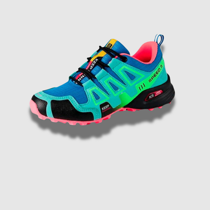 Speed V3 Wanderschuhe - Bequeme Trekkingschuhe mit Ortho Sohle für Damen