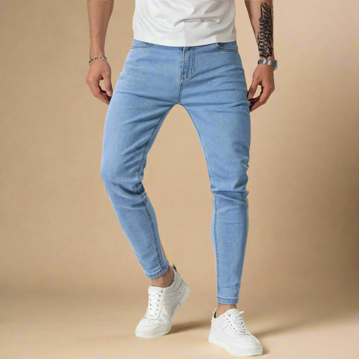 Gents Jeans | Trendige Casual blaue Herrenjeans | Skinny Fit
