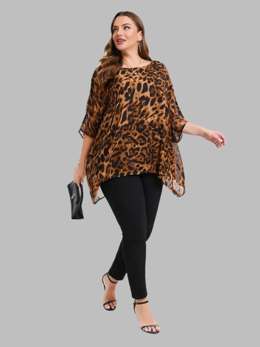 Tunika Leopardenprint