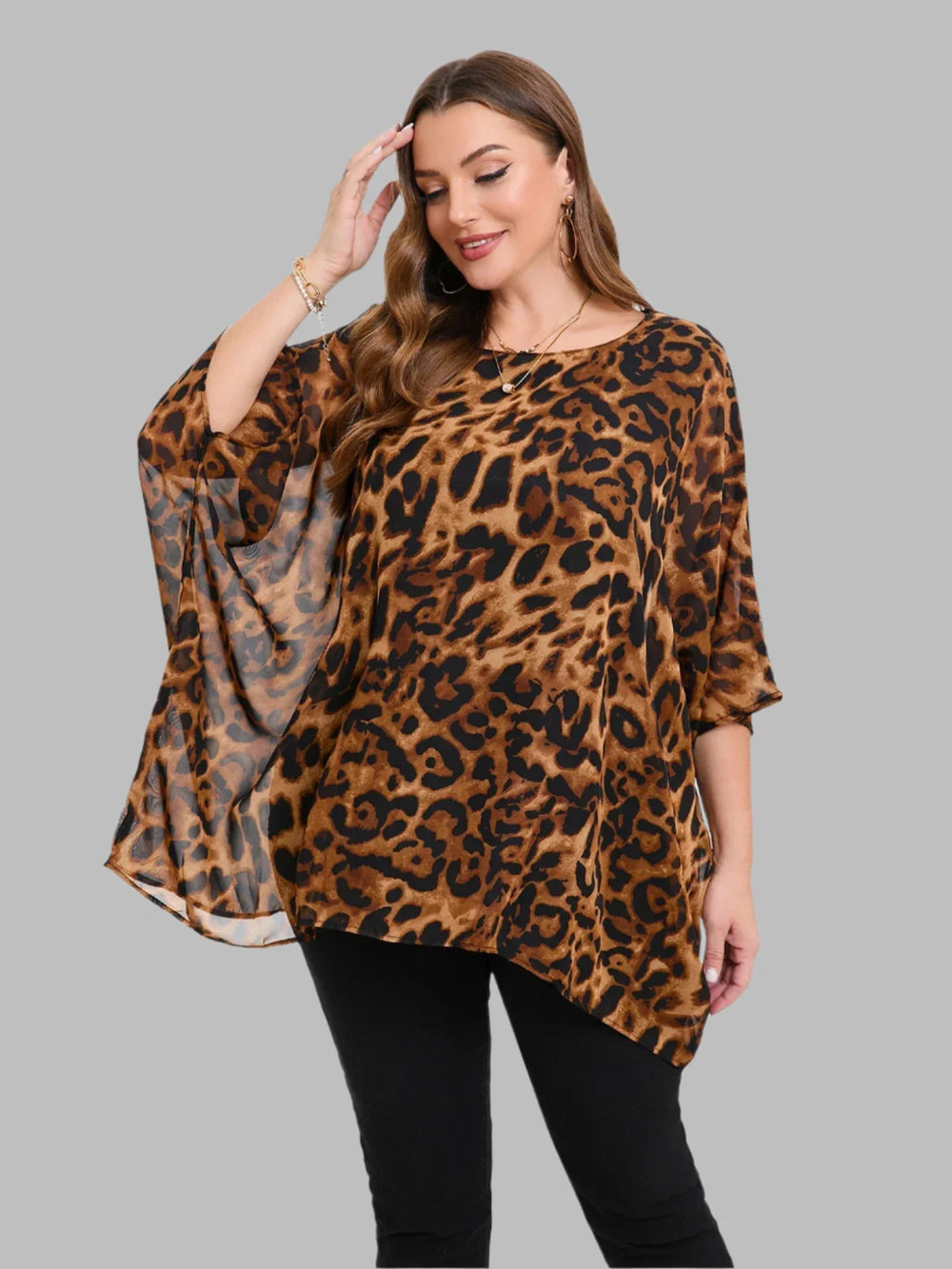 Tunika Leopardenprint