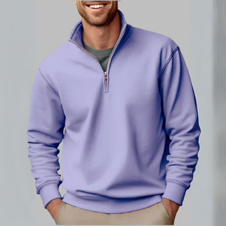 Floris Troyer - Premium Fleece-Pullover mit Reißverschluss