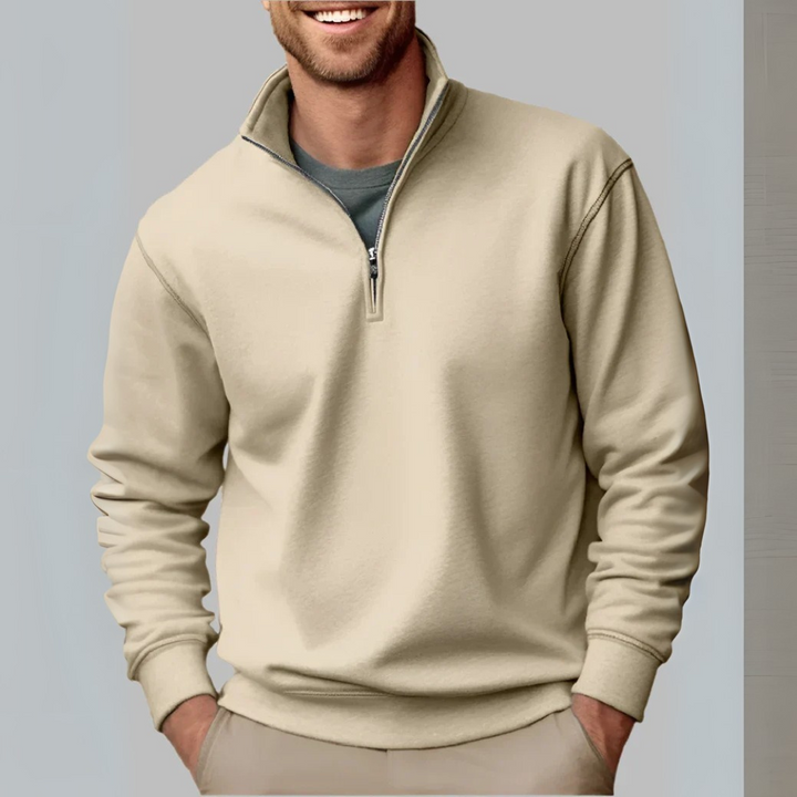 Floris Troyer - Premium Fleece-Pullover mit Reißverschluss