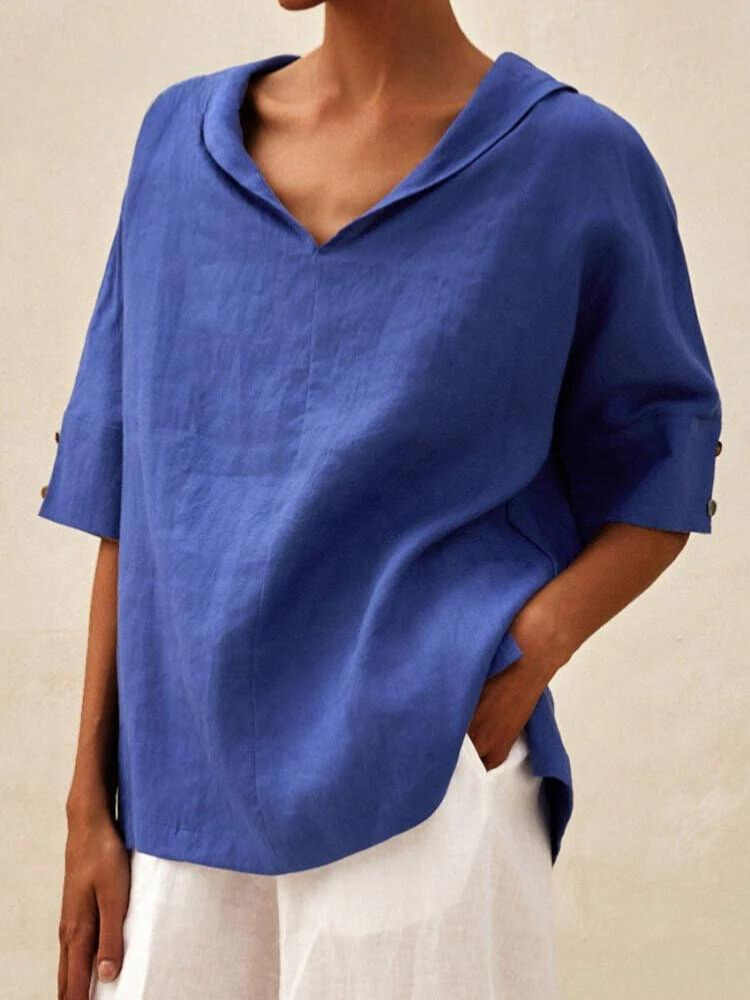 Tunika bluse für Damen - Lockeres Oberteil für den Sommer