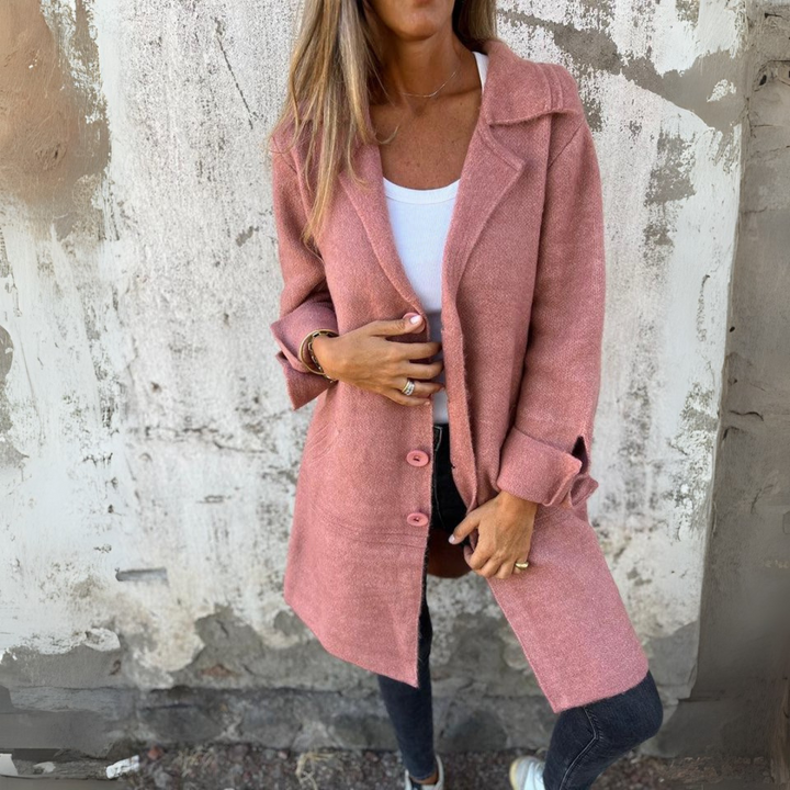 Saint Cantelle Cardigan - Strickjacke mit umgeschlagenem Kragen für den Winter