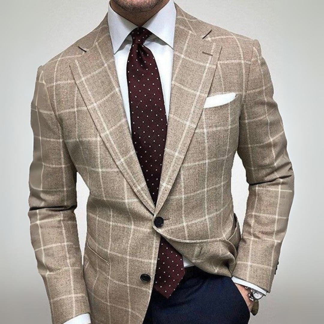 Sakko für Herren - Londoner Blazer mit Karomuster