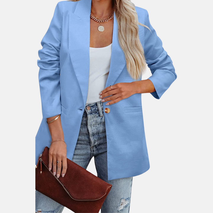 Blazer für den Herbst - Oversized Blazer mit Taschen für Damen