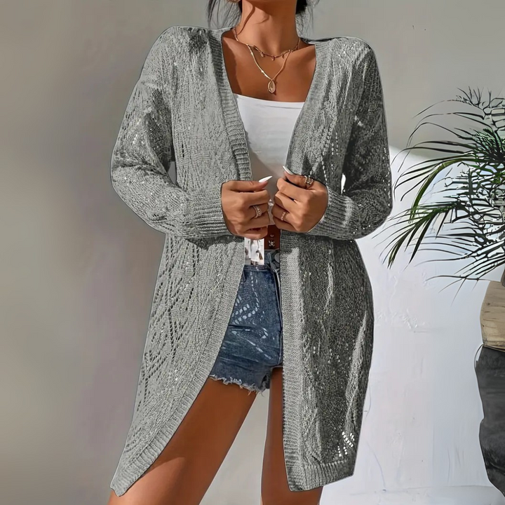 Annele Dekker Cardigan - Herbst Strickjacke für Damen