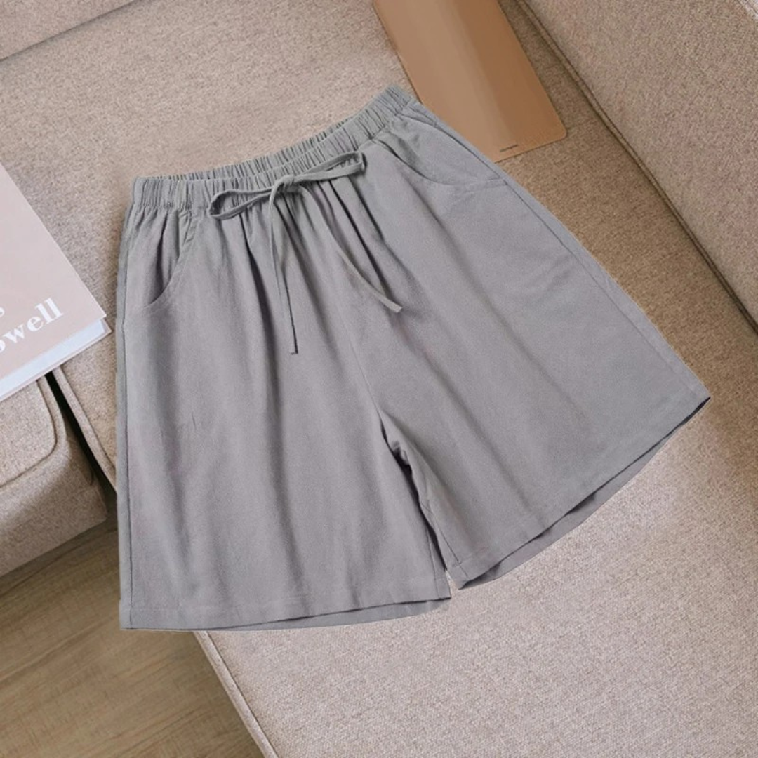 Shorts für Damen - Bequeme Kurze Hose Mit Kordelzug für Sommer