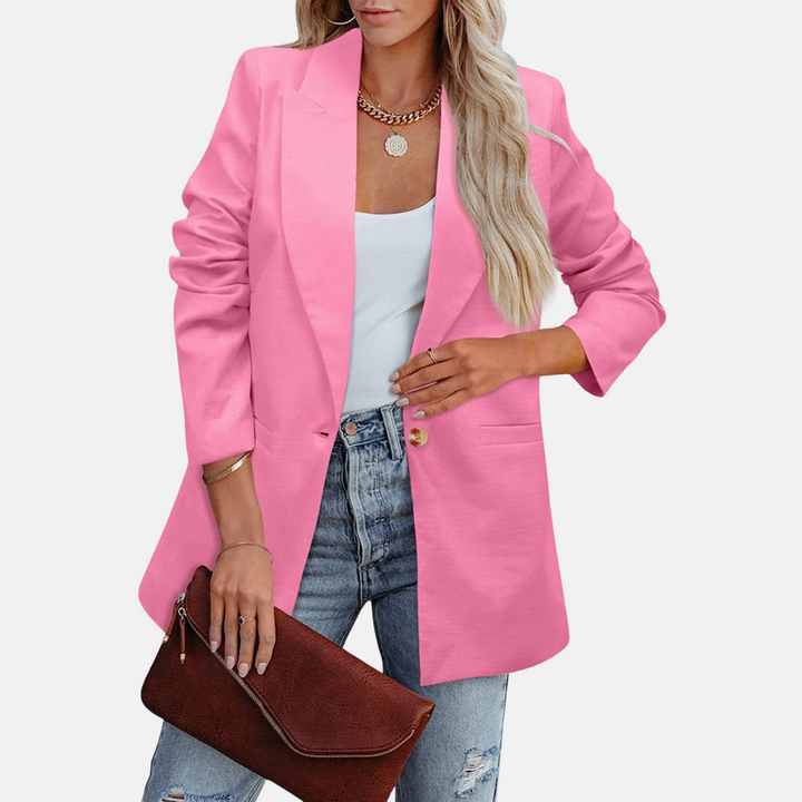 Blazer für den Herbst - Oversized Blazer mit Taschen für Damen