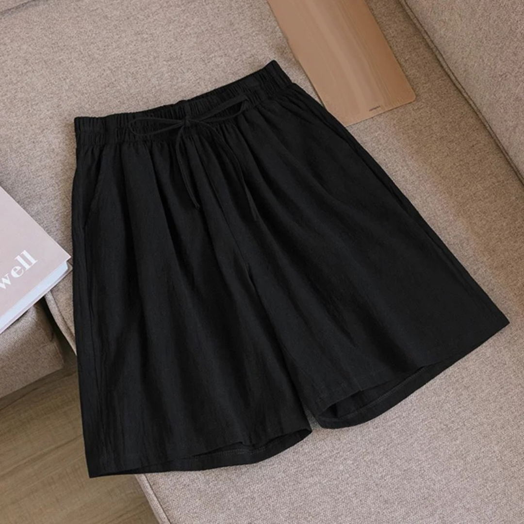 Shorts für Damen - Bequeme Kurze Hose Mit Kordelzug für Sommer