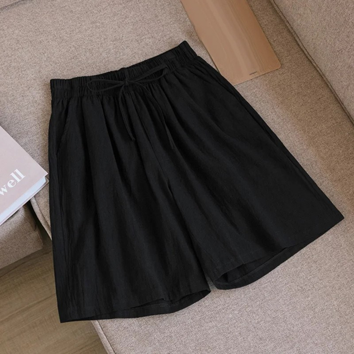 Shorts für Damen - Bequeme Kurze Hose Mit Kordelzug für Sommer