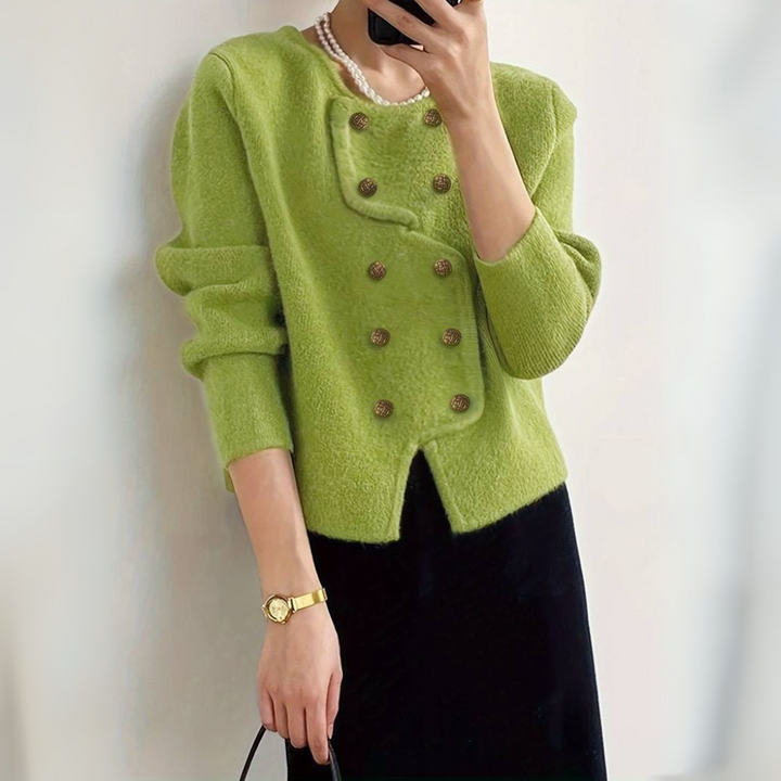 Stella Marie Cardigan - Strickjacke mit doppelter Knopfleiste für Damen