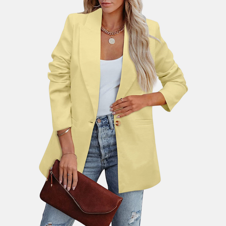 Blazer für den Herbst - Oversized Blazer mit Taschen für Damen