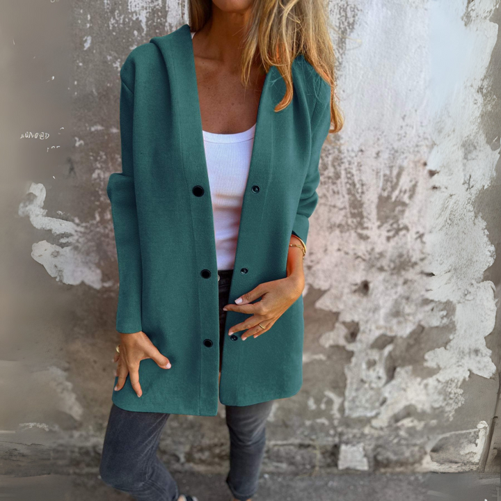 Petit Blue Strickjacke mit Knöpfen für Damen