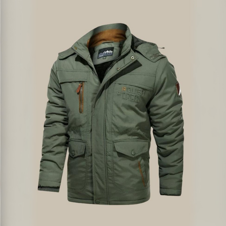 Jacob Parka | Lange wasserdichte Parka-Winterjacke für Herren mit Fleece-Futter