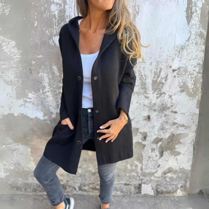 Petit Blue Strickjacke mit Knöpfen für Damen
