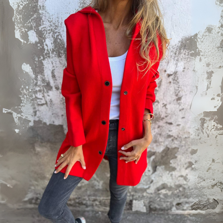 Petit Blue Strickjacke mit Knöpfen für Damen