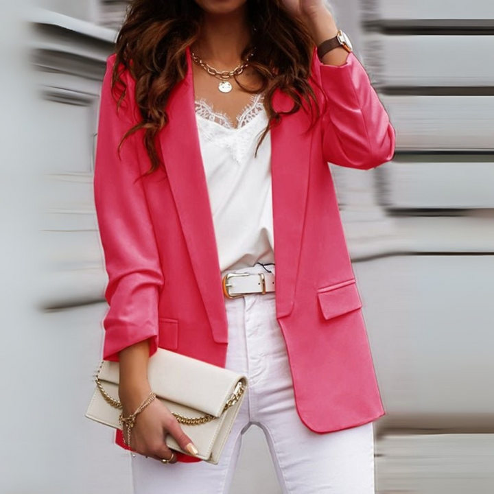 Blazer für den Herbst - Stilvolle Lange Office Jacke für Damen