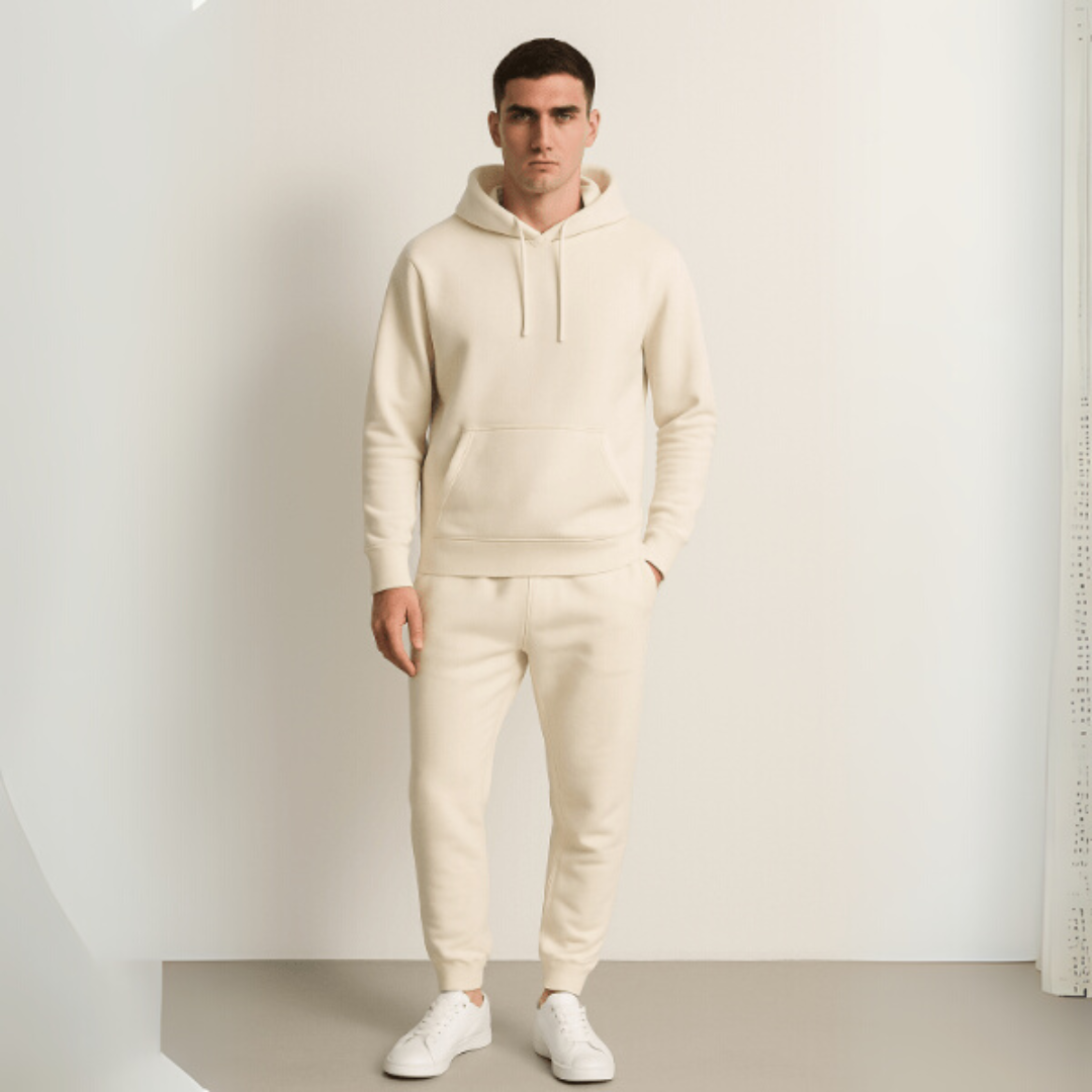 Zweiteiler für den Herbst - Unisex Hoodie und Jogginghose im Set