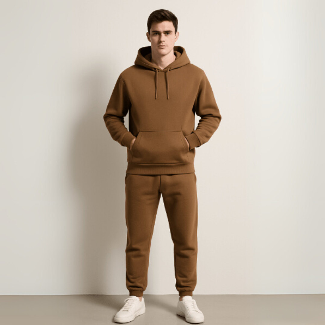 Zweiteiler für den Herbst - Unisex Hoodie und Jogginghose im Set