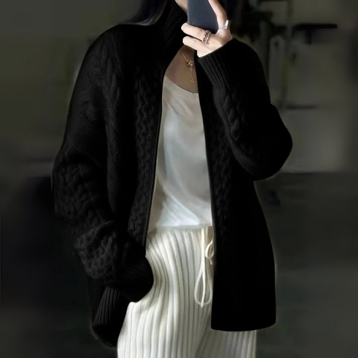 Sophie Zipper Strickjacke für Damen