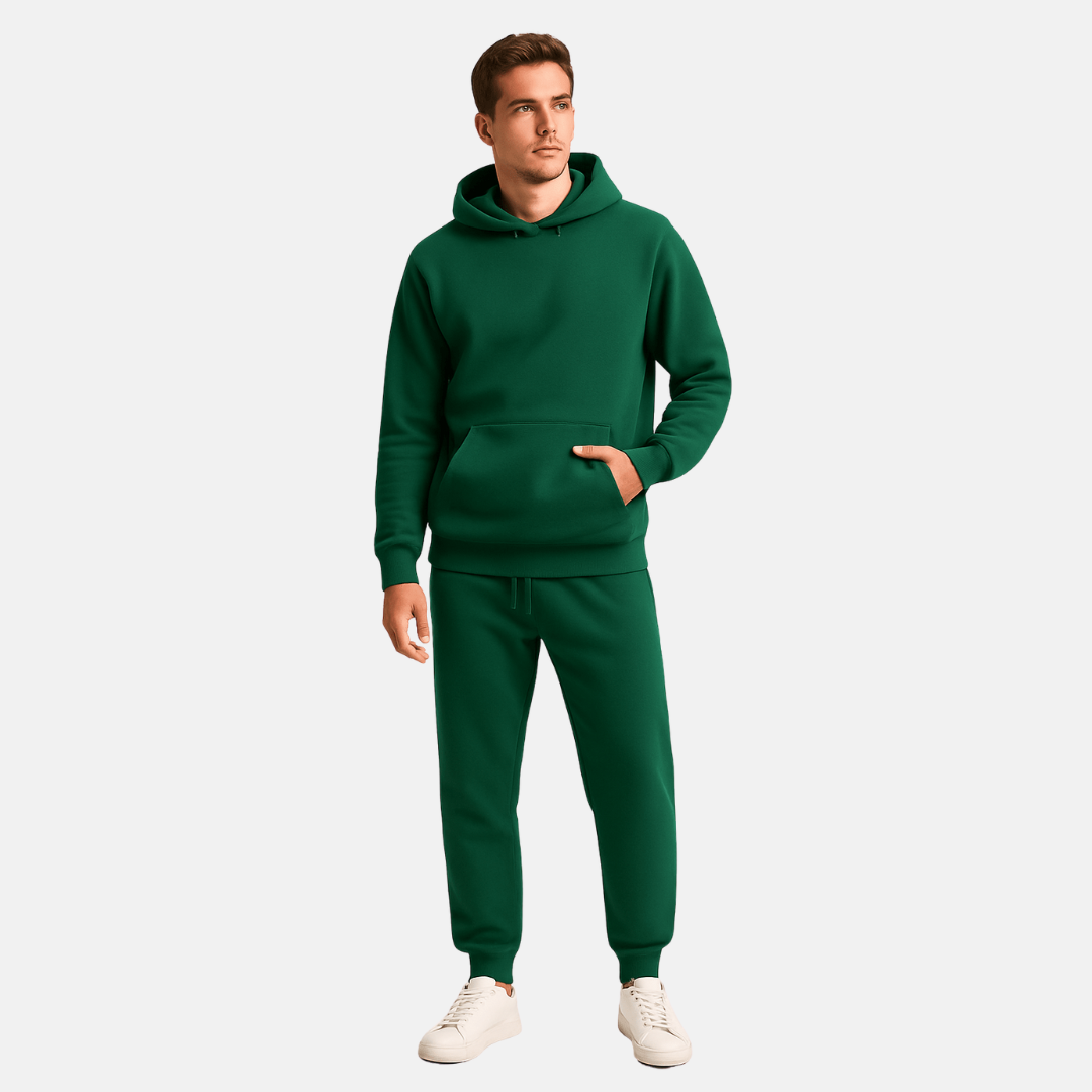 Zweiteiler für den Herbst - Unisex Hoodie und Jogginghose im Set