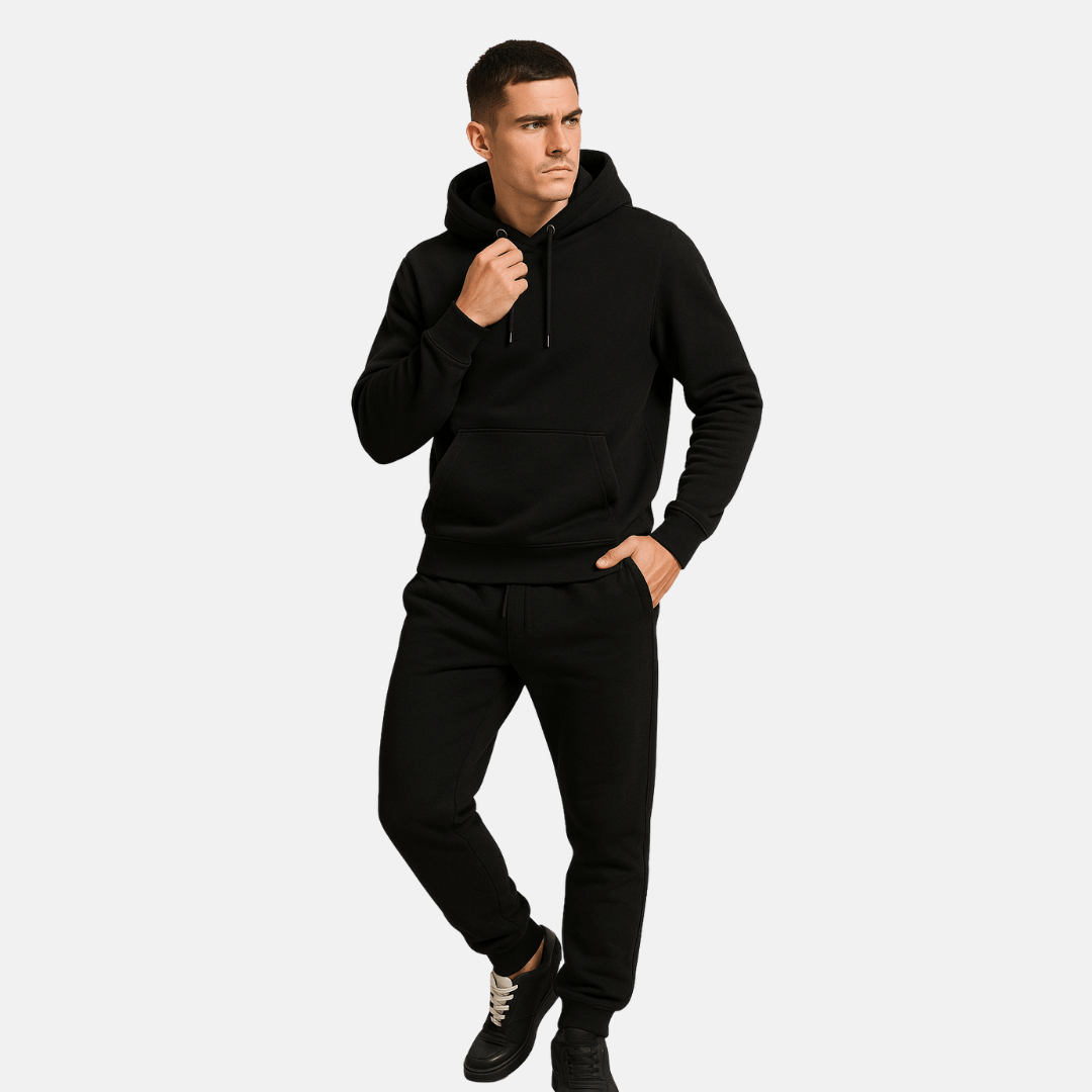 Zweiteiler für den Herbst - Unisex Hoodie und Jogginghose im Set