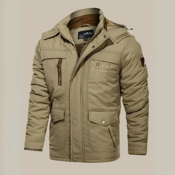 Jacob Parka | Lange wasserdichte Parka-Winterjacke für Herren mit Fleece-Futter