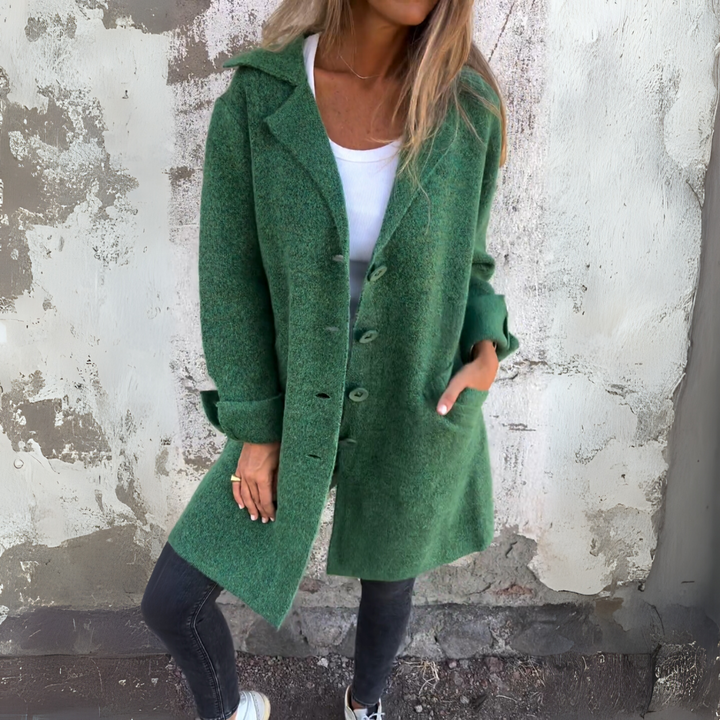 Saint Cantelle Cardigan - Strickjacke mit umgeschlagenem Kragen für den Winter
