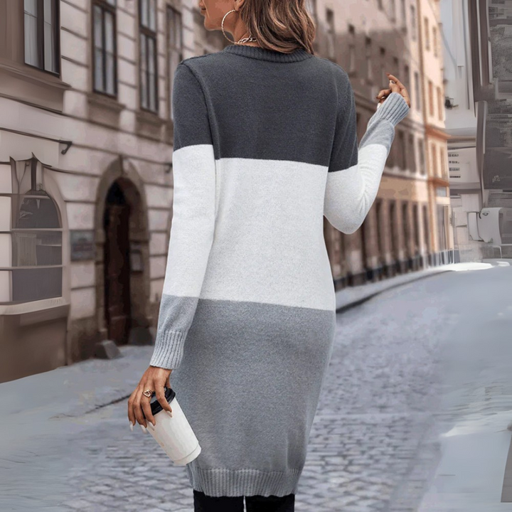 Alaya Cardigan - Lange Herbst Strickjacke für Damen