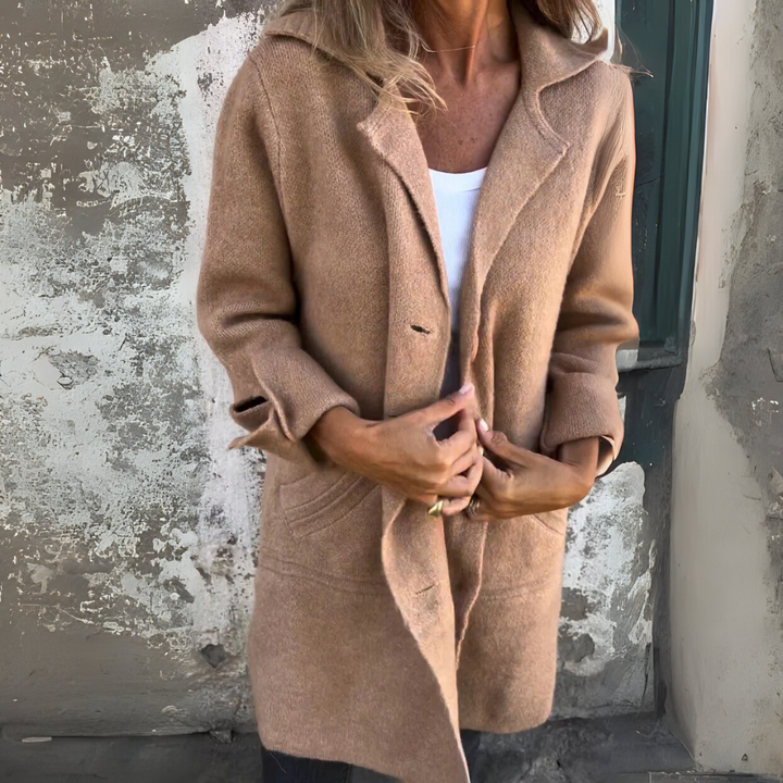 Saint Cantelle Cardigan - Strickjacke mit umgeschlagenem Kragen für den Winter