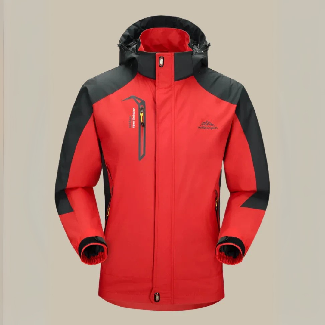 Performance Outdoor Jacke | Leichte wasserdichte Wanderjacke für Herren