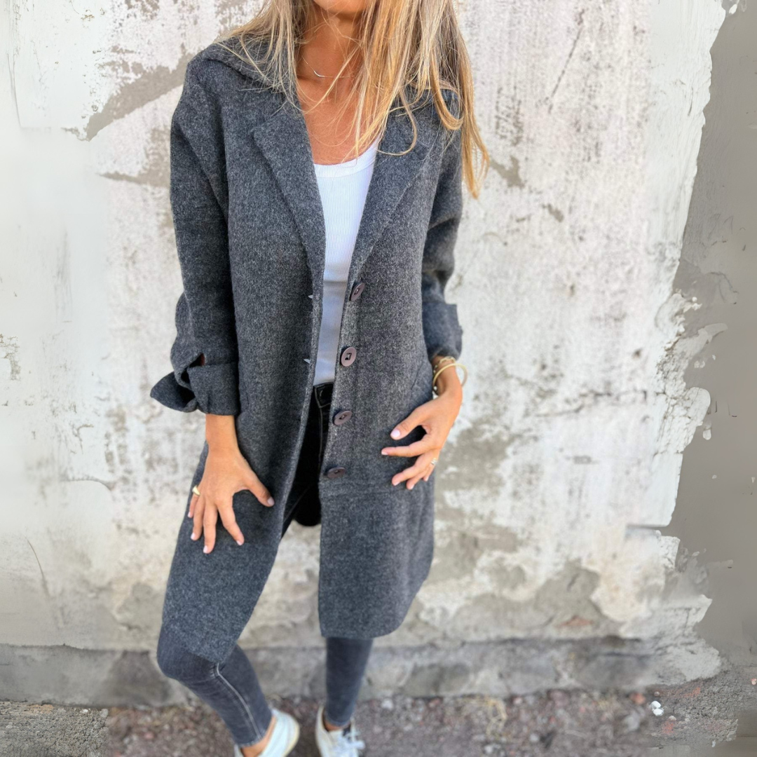 Saint Cantelle Cardigan - Strickjacke mit umgeschlagenem Kragen für den Winter