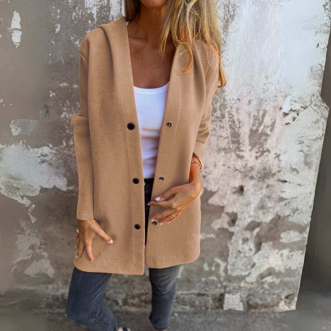 Petit Blue Strickjacke mit Knöpfen für Damen