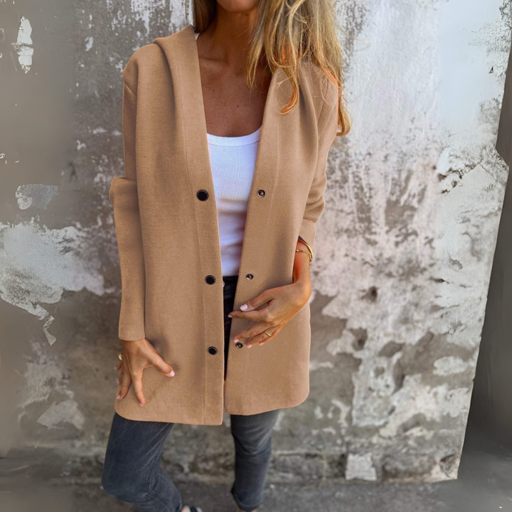 Petit Blue Strickjacke mit Knöpfen für Damen