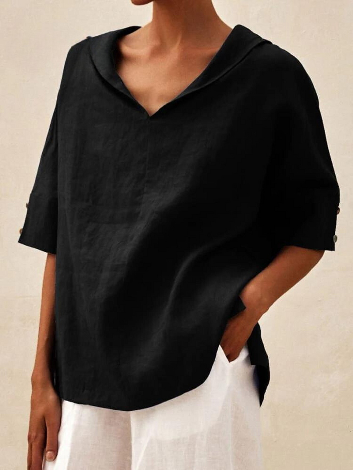 Tunika bluse für Damen - Lockeres Oberteil für den Sommer