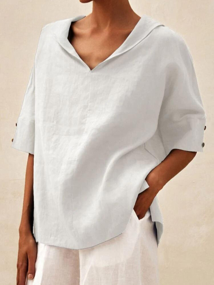 Tunika bluse für Damen - Lockeres Oberteil für den Sommer
