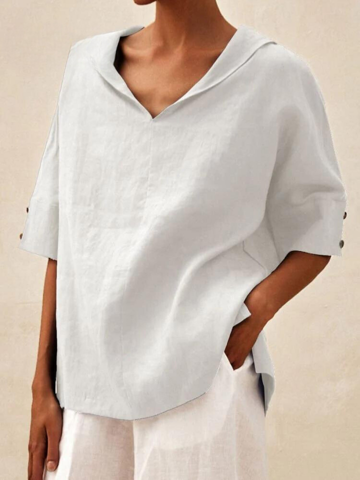 Tunika bluse für Damen - Lockeres Oberteil für den Sommer