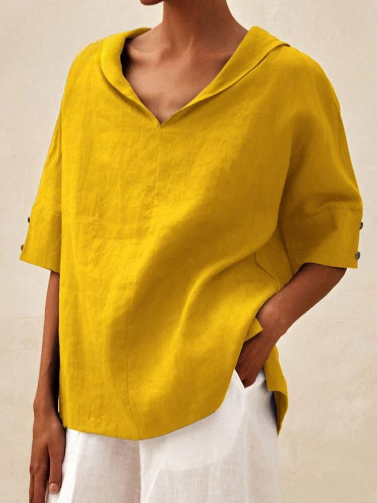 Tunika bluse für Damen - Lockeres Oberteil für den Sommer