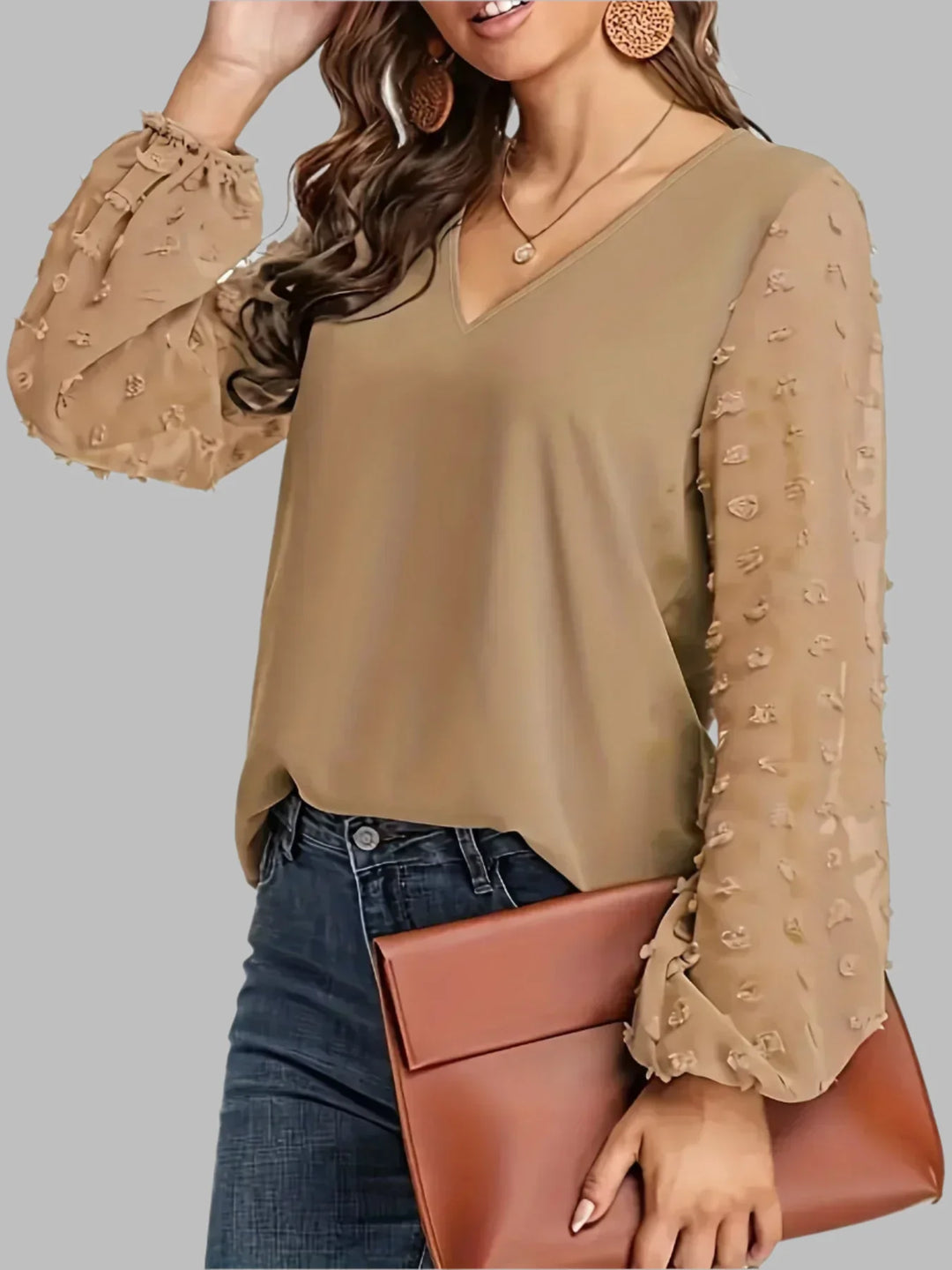 V-Ausschnitt Top