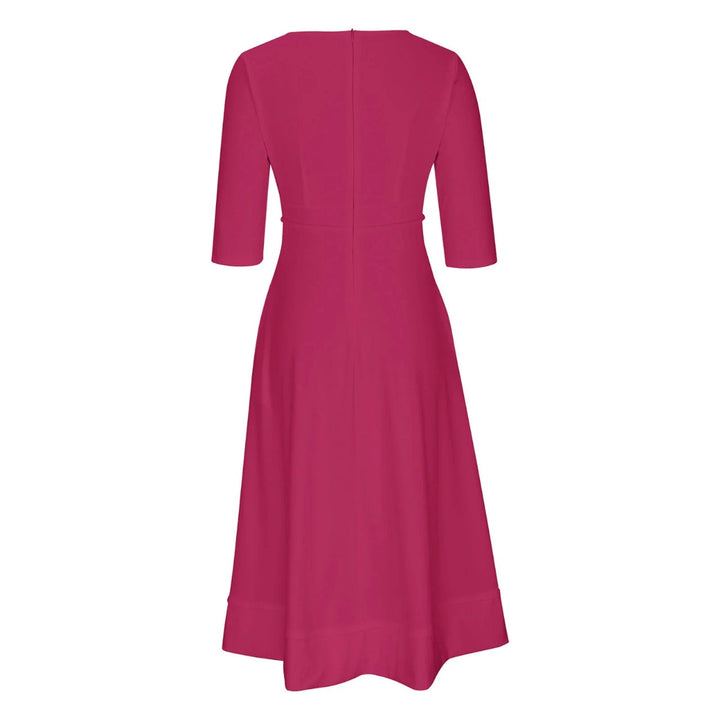 Abendkleid für Damen - Elegantes Midikleid mit V-Ausschnitt