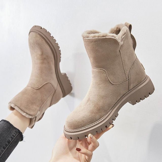Winterstiefel gefüttert für Damen – Warme & wasserdichte Stiefeletten