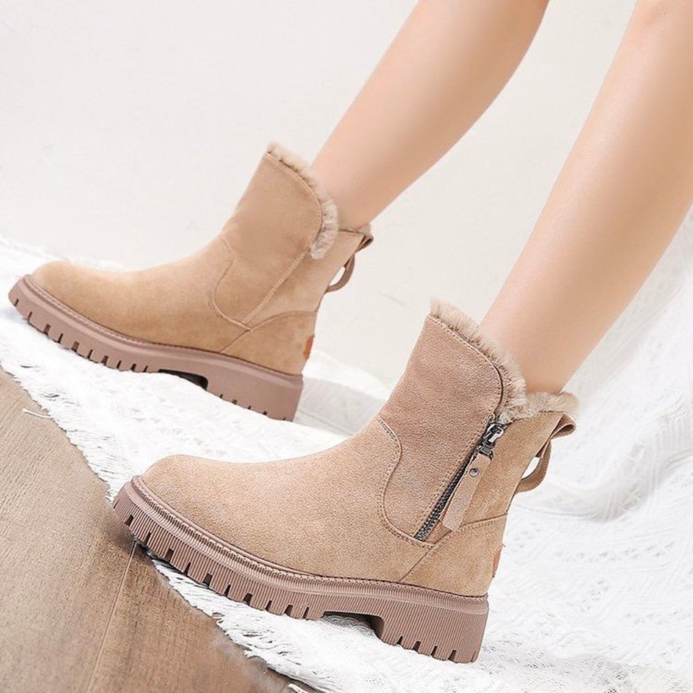 Winterstiefel gefüttert für Damen – Warme & wasserdichte Stiefeletten